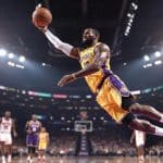 Joueur de basket en action
